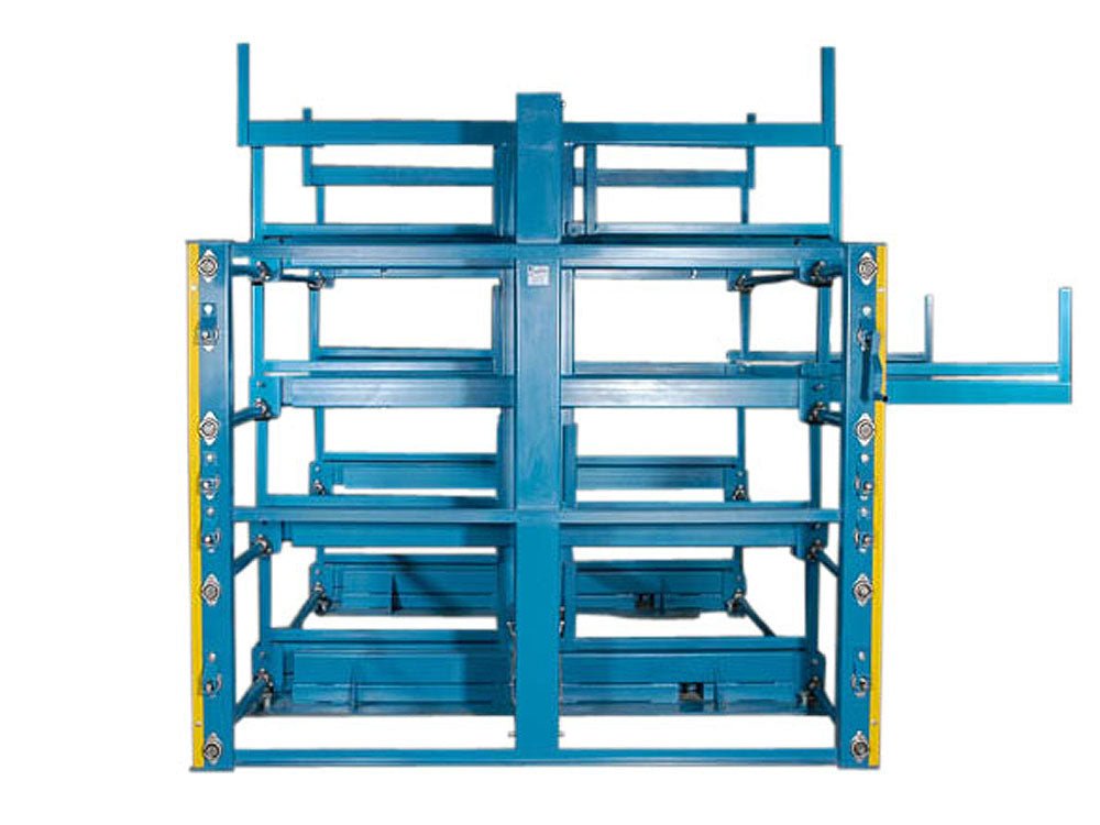 Roll-Out Cantilever Rack - Industrial Racking Systems - Roll-Out Racks