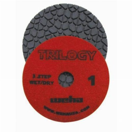 Quartz Polishing Pads 3 Step  Engineered Stone Diamond Polishing Pads Wet