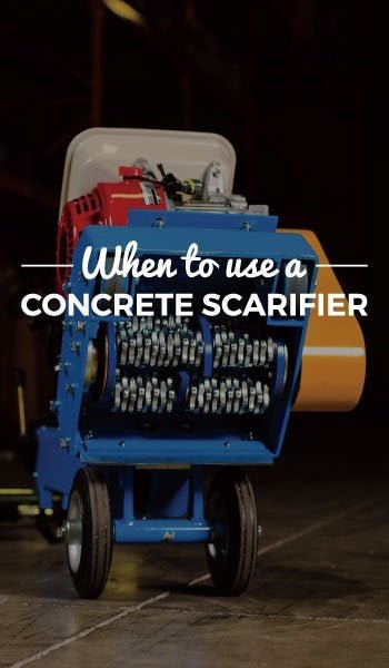 WHEN TO USE A CONCRETE SCARIFIER - Diamond Tool Store