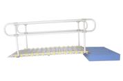 26" Wide Modular Ramp System with Loop End Handrails - Roll - A - Ramp