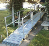 36" Wide Modular Ramp System without Handrails - Roll - A - Ramp