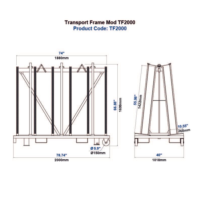 Aardwolf Transport Frame Mod TF2000PC TF2000PC