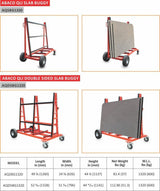 Abaco QLI Double Sided Slab Buggy - Diamond Tool Store