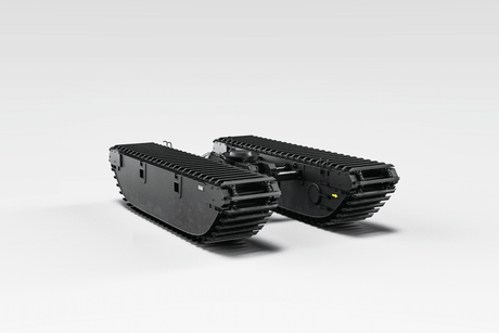 Amphibious Undercarriage for Excavator - AM80 - 5E - EIK Solutions