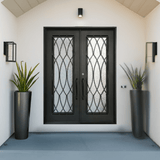 Athena Double Doors - Custom Iron Door Pros