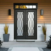 Athena Double Doors - Custom Iron Door Pros