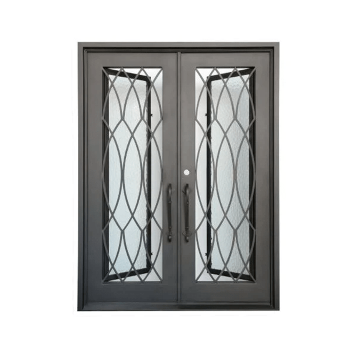 Athena Double Doors - Custom Iron Door Pros