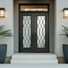 Athena Double Doors - Custom Iron Door Pros