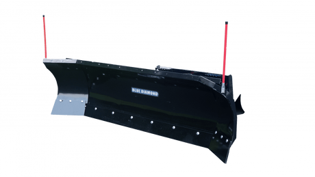 Blue Diamond® Skid Steer Autowing Snow Plow - Blue Diamond Attachments