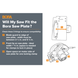 BORA Saw Plate - Bora