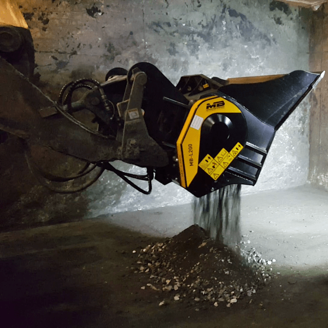 Bucket Crusher for excavator MB-L200 S2 - MB Crusher