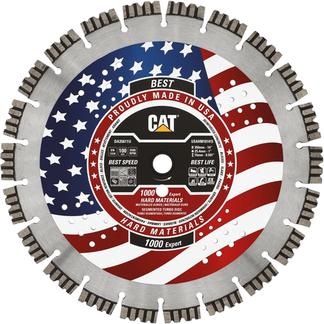 Cat 1000 Expert Diamond Blade for Hard Materials - Cat Diamond Tools