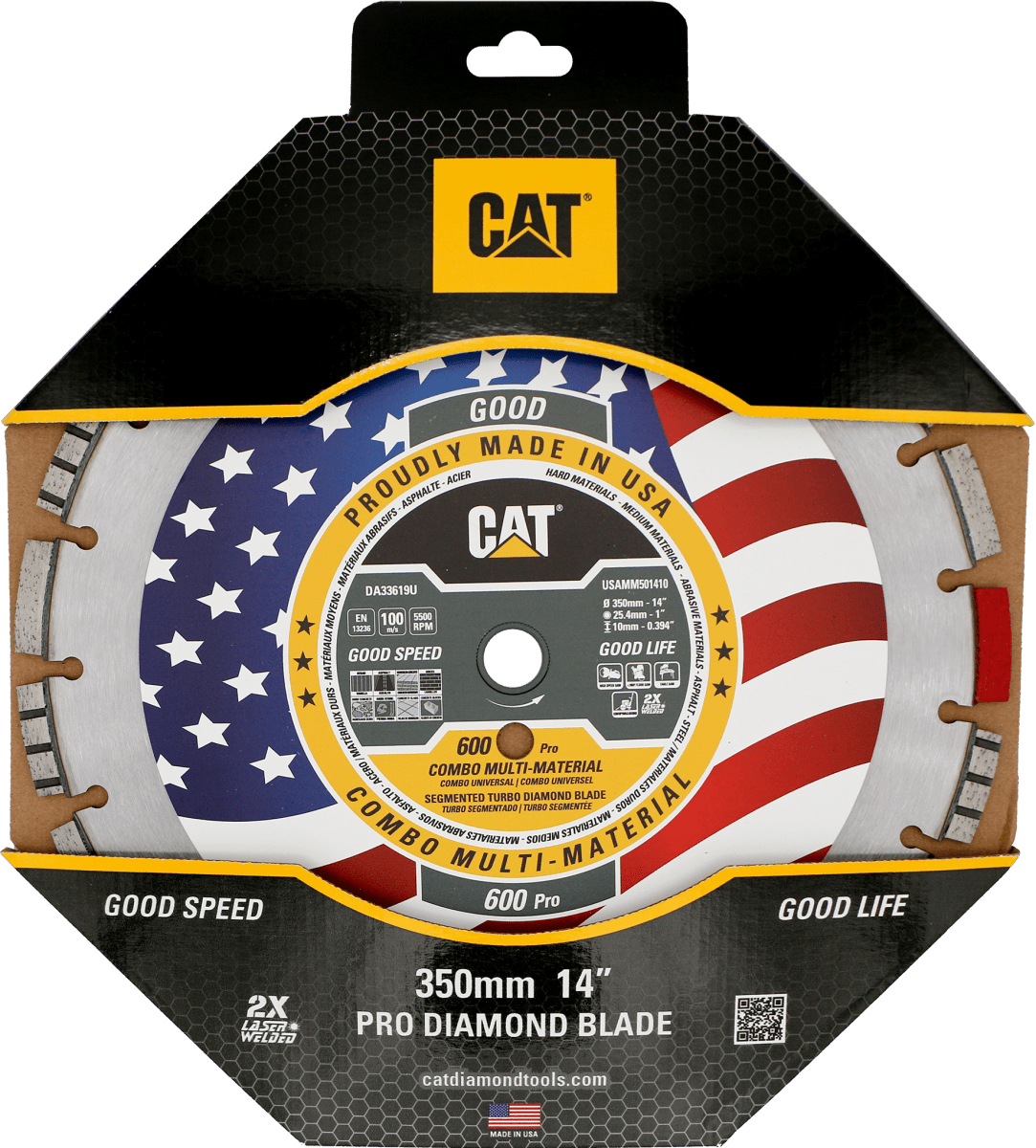 Cat 600 Pro Multi Materials Diamond Blade - Cat Diamond Tools