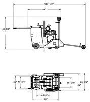 CC2500 Medium Walk Behind Saw - Diamond Products