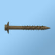 DAGGER - CON CONCRETE SCREWS - HEX FLANGE QUICK - CON ( BRONZE & WHITE COATING) - Daggerz