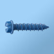 DAGGER - CON CONCRETE SCREWS - HEX WASHER HEAD (BLUE DAGGER - GUARD COATING) - 1/4" Hex - Daggerz