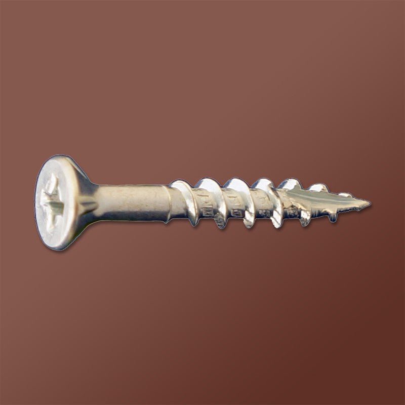 DAGGER - LOK WOOD SCREWS - PHILLIPS FLAT WITH NIBS COARSE TYPE 17 (ZINC) - Daggerz