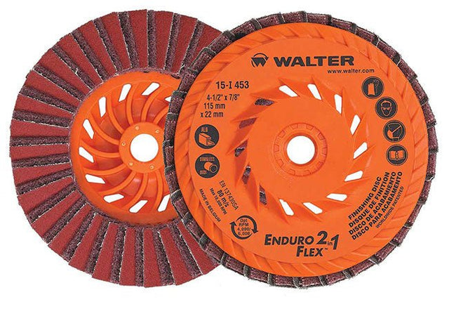 ENDURO - FLEX 2 - in - 1 Surface Finishing Discs - Pack of 10 - Walter Surface Technologies