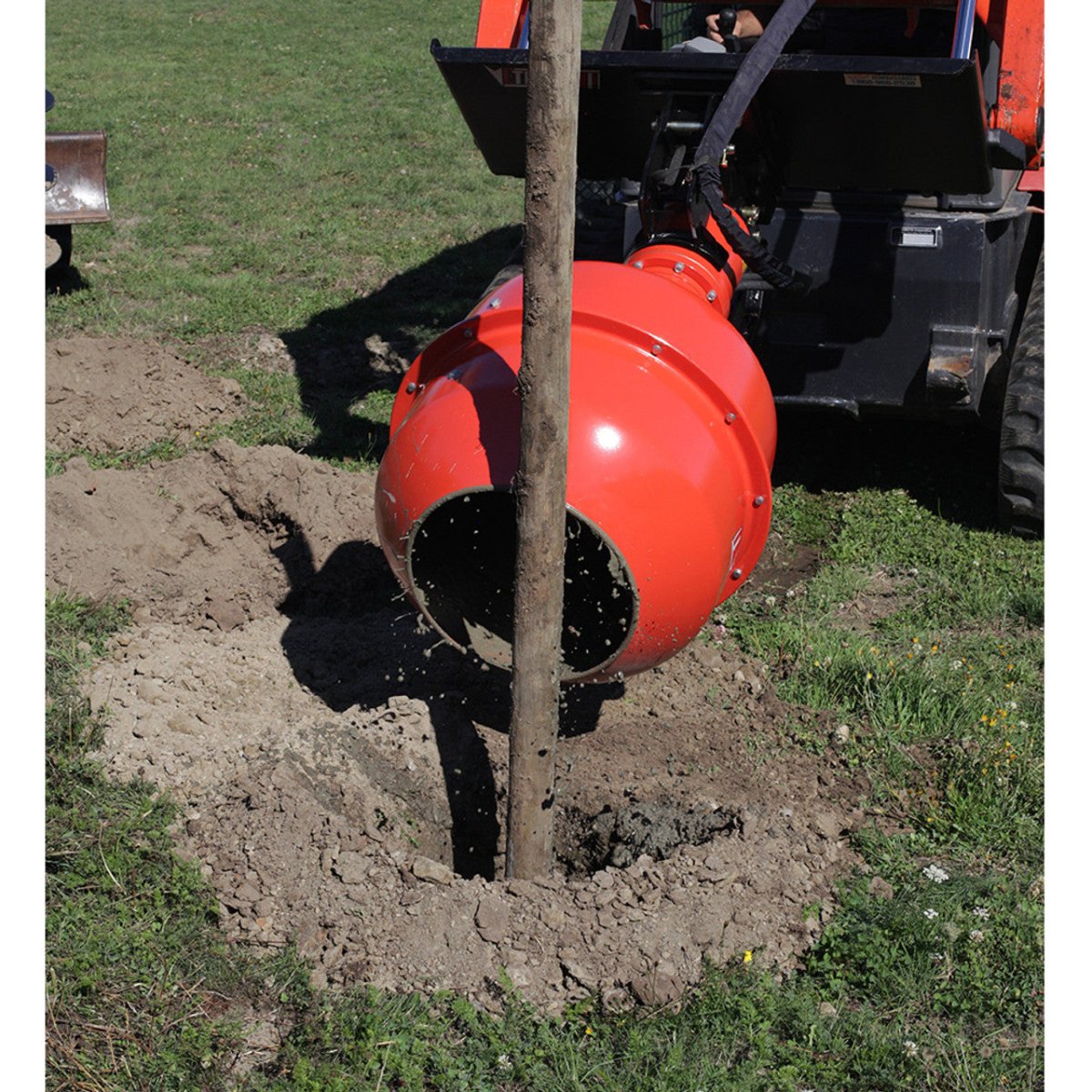 Eterra Skid Steer Auger and Concrete Mixer Attachment - Eterra