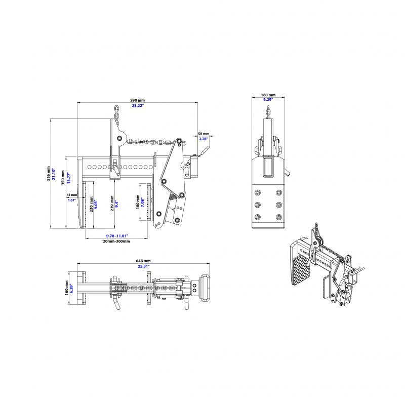 GPM - 1000A Monument Clamp Auto - Aardwolf