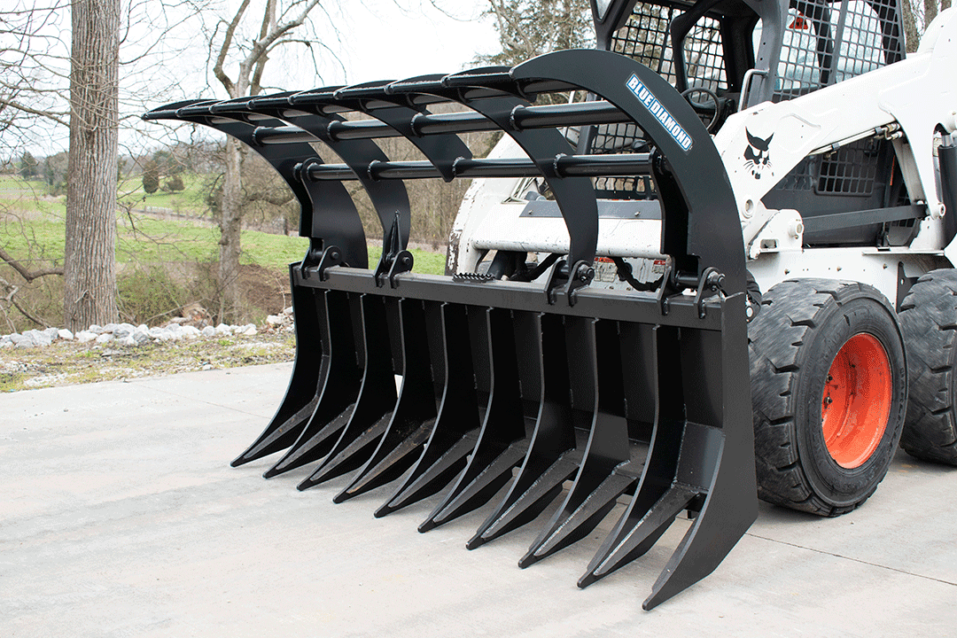 Grapple Rake – Heavy Duty - Blue Diamond Attachments