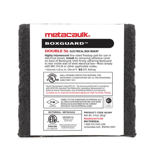 16" Box - 50 Count - Metacaulk