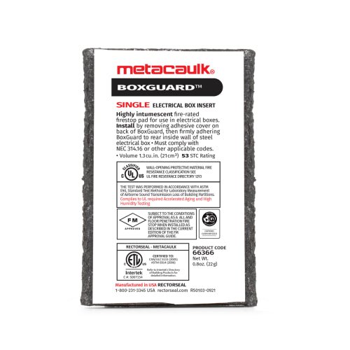 Metacaulk Box Guard - 50 Count - Metacaulk