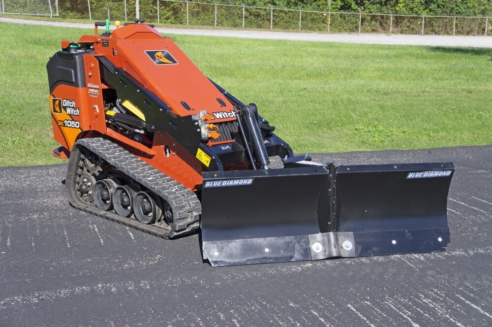 Mini Skid Steer V-Blade - Blue Diamond Attachments