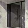 Morpheus Metal Pivot Door - Custom Iron Door Pros