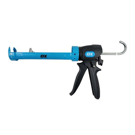 OX Pro 29-Ounce Dual Thrust Caulk Gun | 12:1 & 24:1 Thrust Ratio - Ox Tools