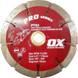 OX Pro Triple Stacked Sandwich Tuck Pointing Diamond Blade | 4.5" / 114mm - Ox Tools