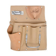 OX Trade Series 7 Pocket Drywall Tool Pouch, Suede Leather - Ox Tools