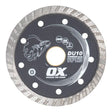 Ox Trade Standard General Purpose Turbo Diamond Blade OX - DU10 - 4