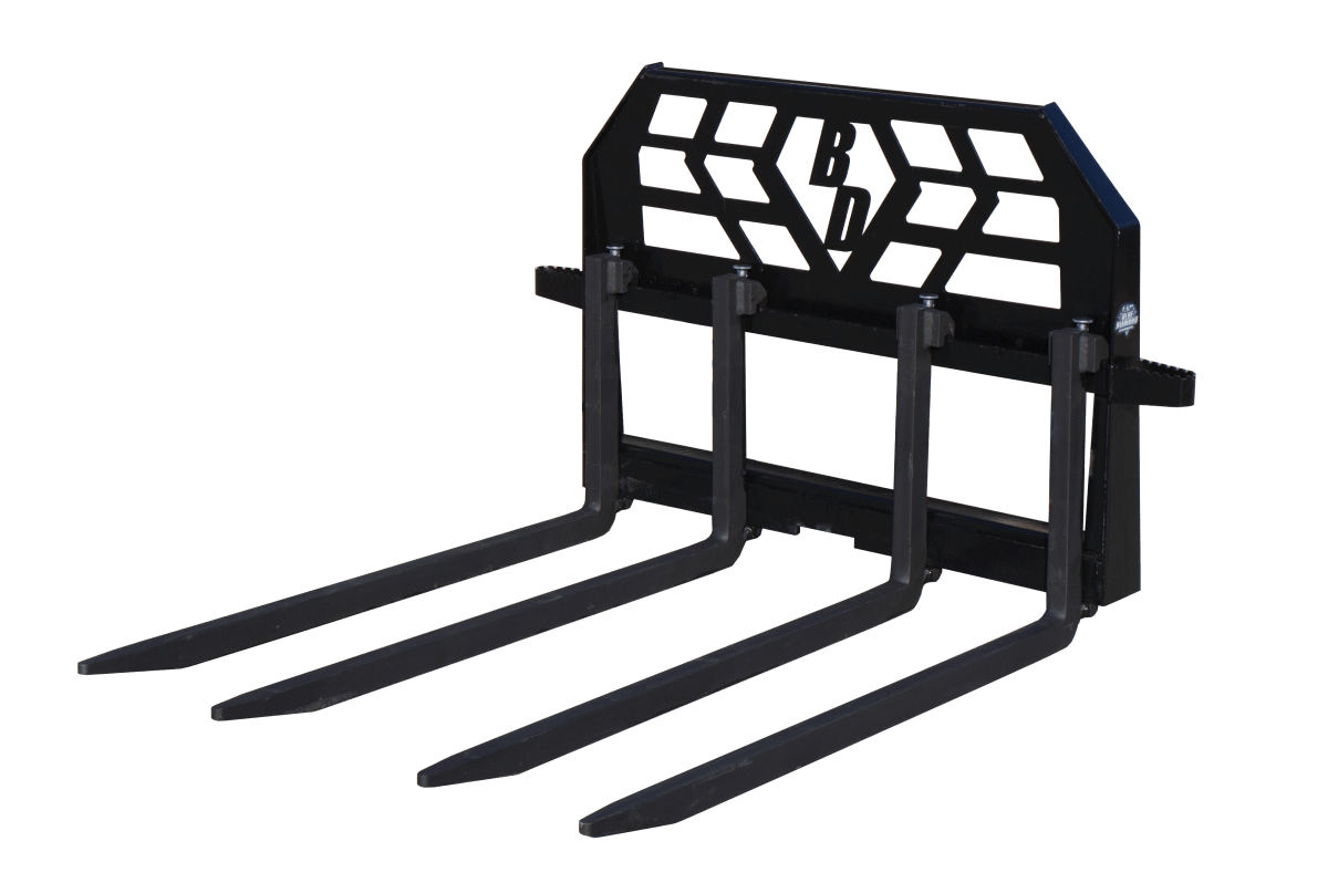 Pallet Forks – Block & Brick – Heavy Duty - Blue Diamond Attachments