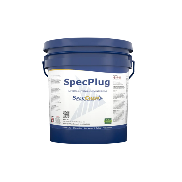 SpecPlug Fast - Setting Hydraulic - Cement Mortar SPLUG - 10 - PAIL