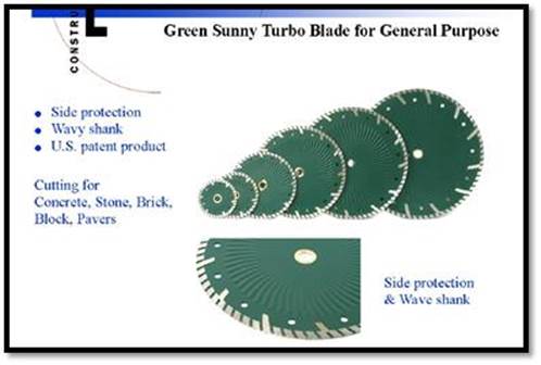 Sunny Turbo Blade - Diamond Tool Store