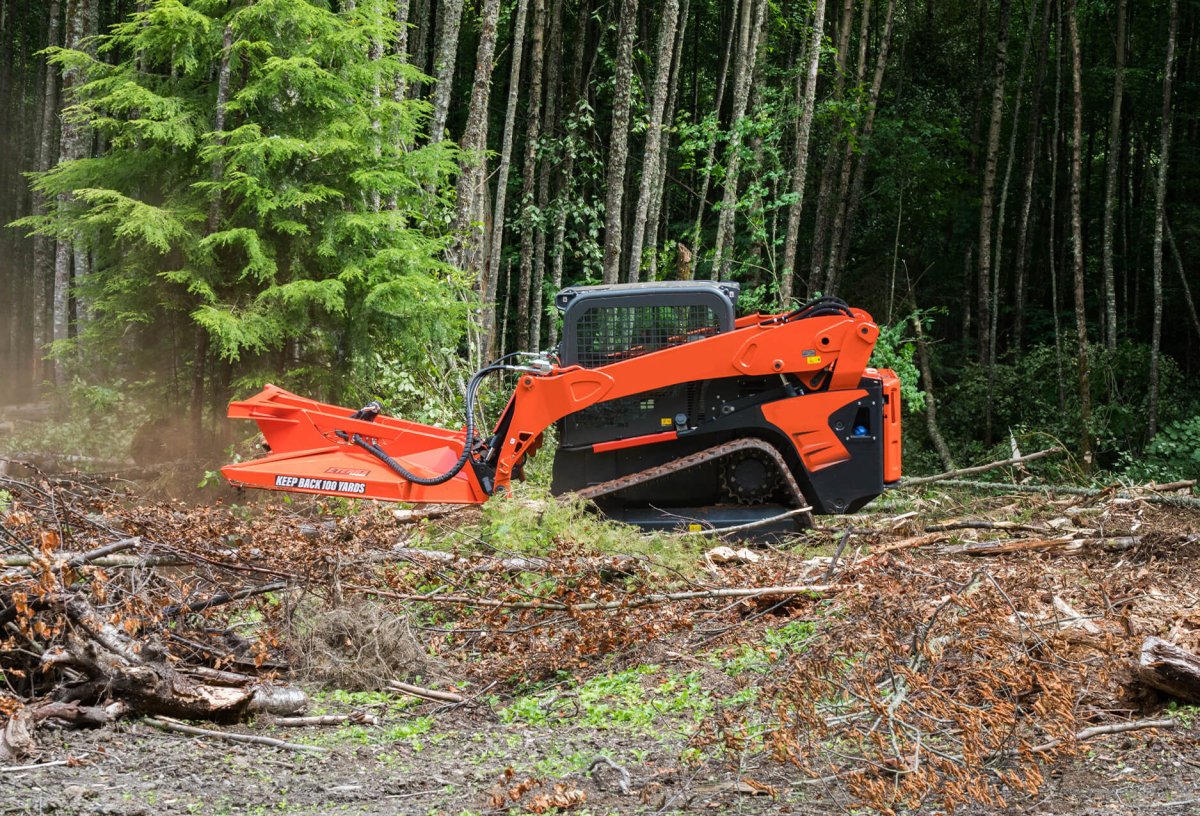 Typhoon 74” Skid Steer Clearing Mower Attachment - Eterra