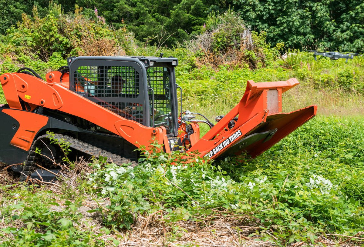 Typhoon 74” Skid Steer Clearing Mower Attachment - Eterra