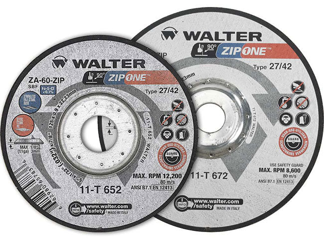 ZIP ONE Cut - Off Wheel - Pack of 25 - Walter Surface Technologies