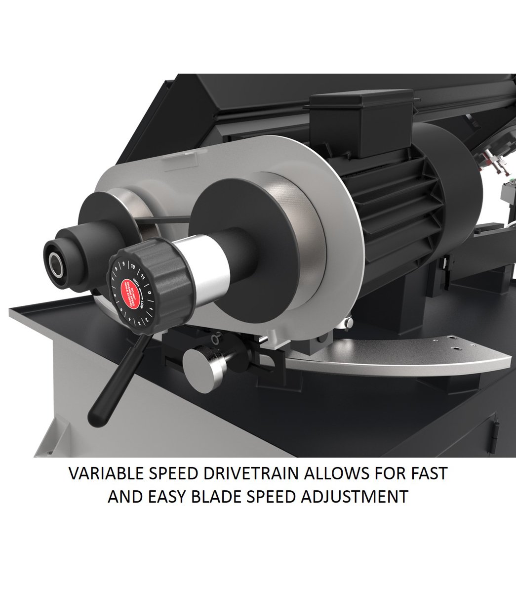 10 x 18 Variable Speed Bandsaw | EHB-1018V - Diamond Tool Store