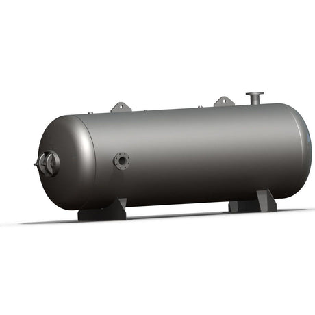 1060ARH165 - 1060 Gallon Horizontal Air Receiver Tank - Diamond Tool Store