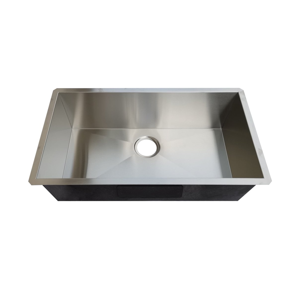 18g Zero Radius 32×18 Single Bowl Undermount Stainless Steel Kitchen Sink - Dakota Sinks