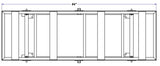 27" Adjustable Height Galvanized Fabrication Work Table with 4 Levelers / Stabilizers - Diamond Tool Store