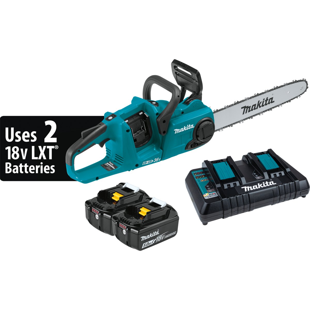 36V (18V X2) LXT® Brushless 16" Chain Saw - Diamond Tool Store