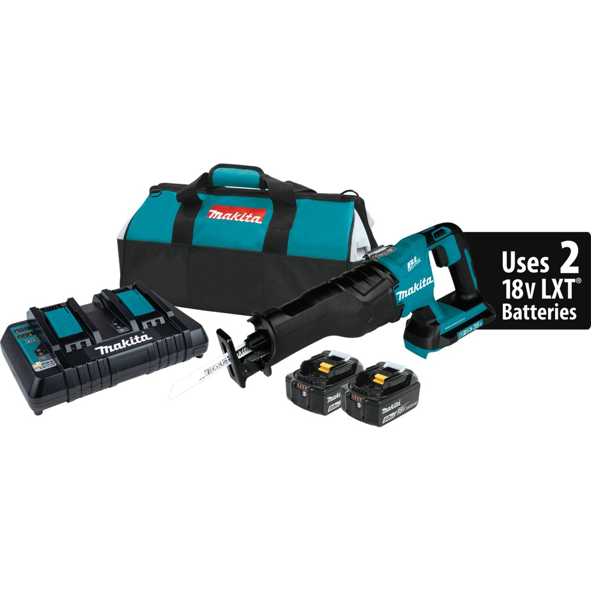 36V (18V X2) LXT® Brushless Recipro Saw - Diamond Tool Store