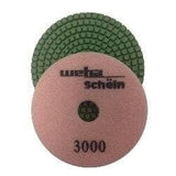 4 Inch Weha Schein Diamond Polishing Pads 3.4mm Thick - Diamond Tool Store