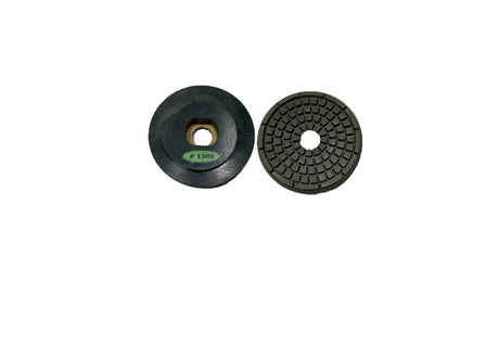 4" Snail Lock Resin Pad - 2 Styles - Sale 401500SLRP-2 Diamond Tool Store 1500 Grit