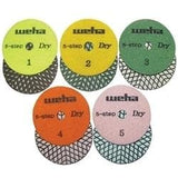 4" Weha 5 Step Dry Diamond Polishing Pads - Diamond Tool Store