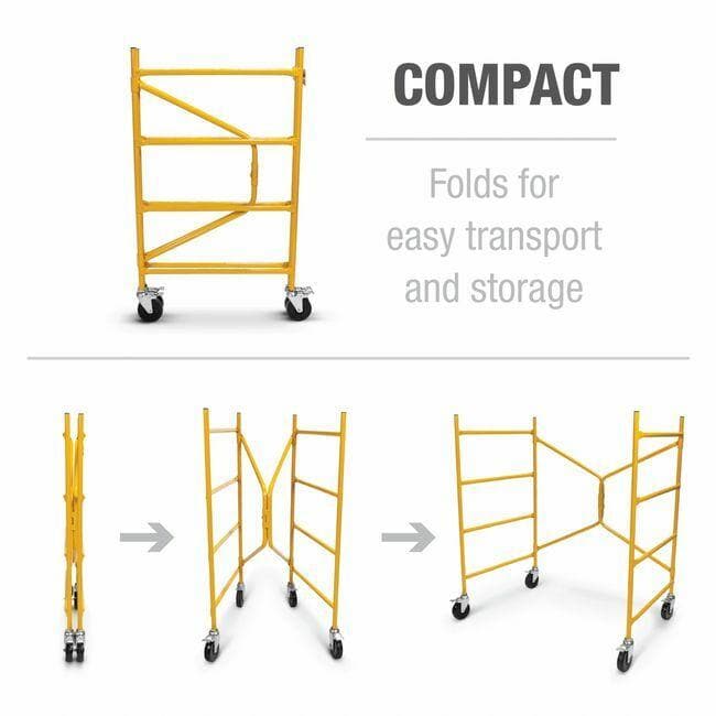 Complete 4 ft. Step-Up Mobile Workstand