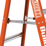 6′ Buildman™ Fiberglass Stepladder - MetalTech